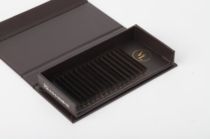 Classic Flat Brown Lash Trays 0.15
